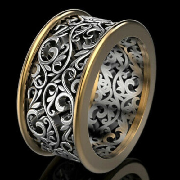 Jewelry - New 925 Sterling silver Unique Ring Beautiful Pattern